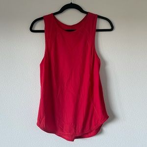 Red Lululemon Workout Top